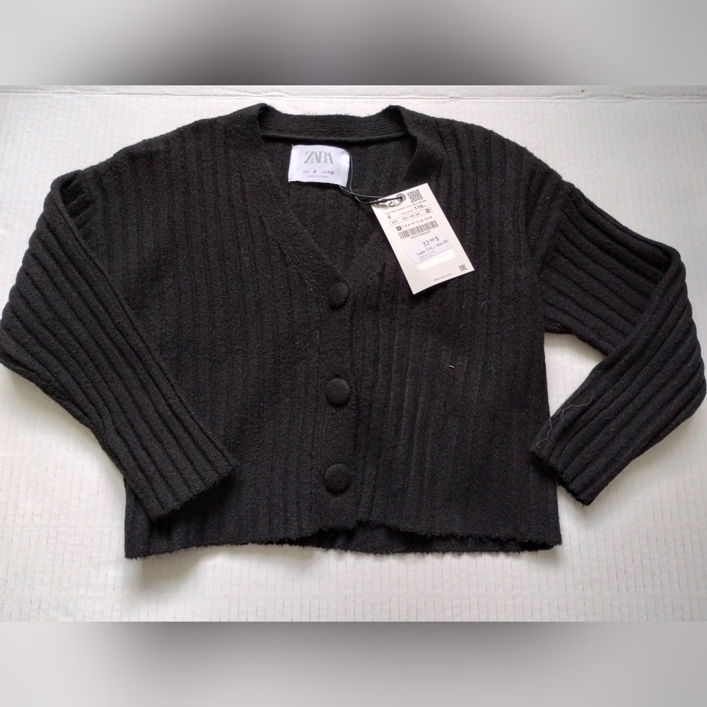 New with Tags Zara Girls Cardigan Size 6